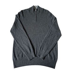 Boden Men’s Cashmere Pullover Gray size Large L